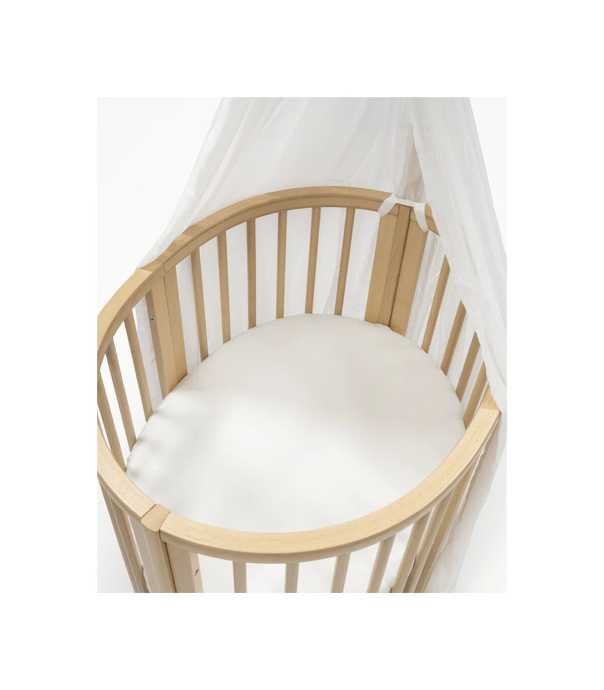 Stokke® Sleepi™ Mini Fitted Sheet White V3 - Image 4