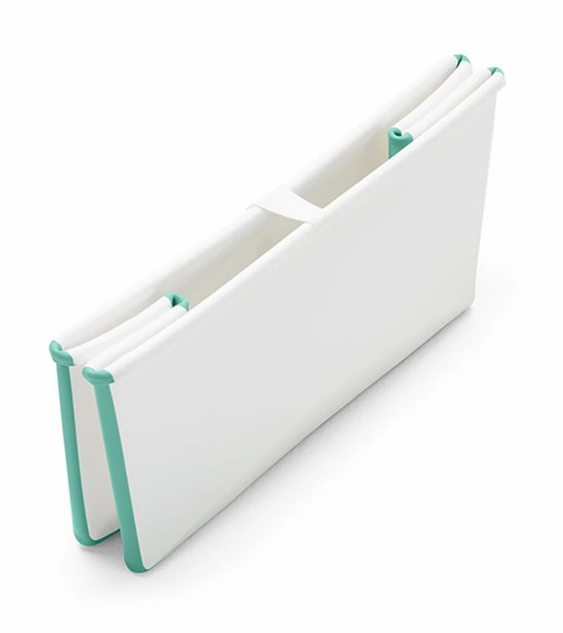Stokke Flexi Bath & Newborn Support - White/Aqua - Image 2