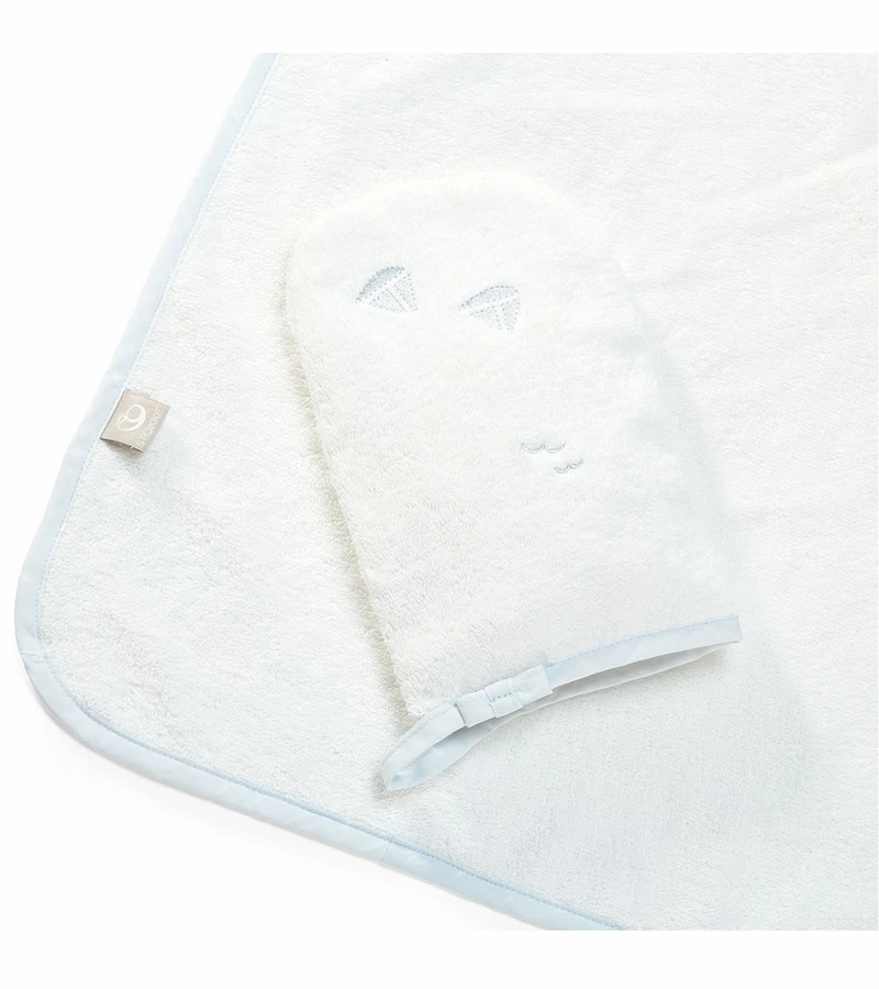 Stokke Hooded Towel - Blue Sea
