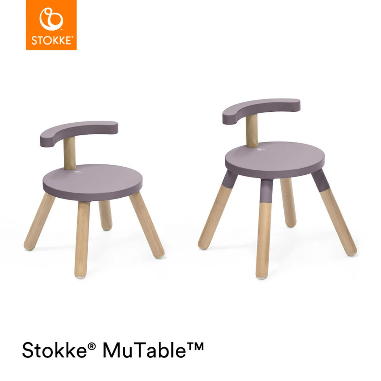 Stokke® MuTable™ V2 & Chair Bundle - Lilac - Image 7