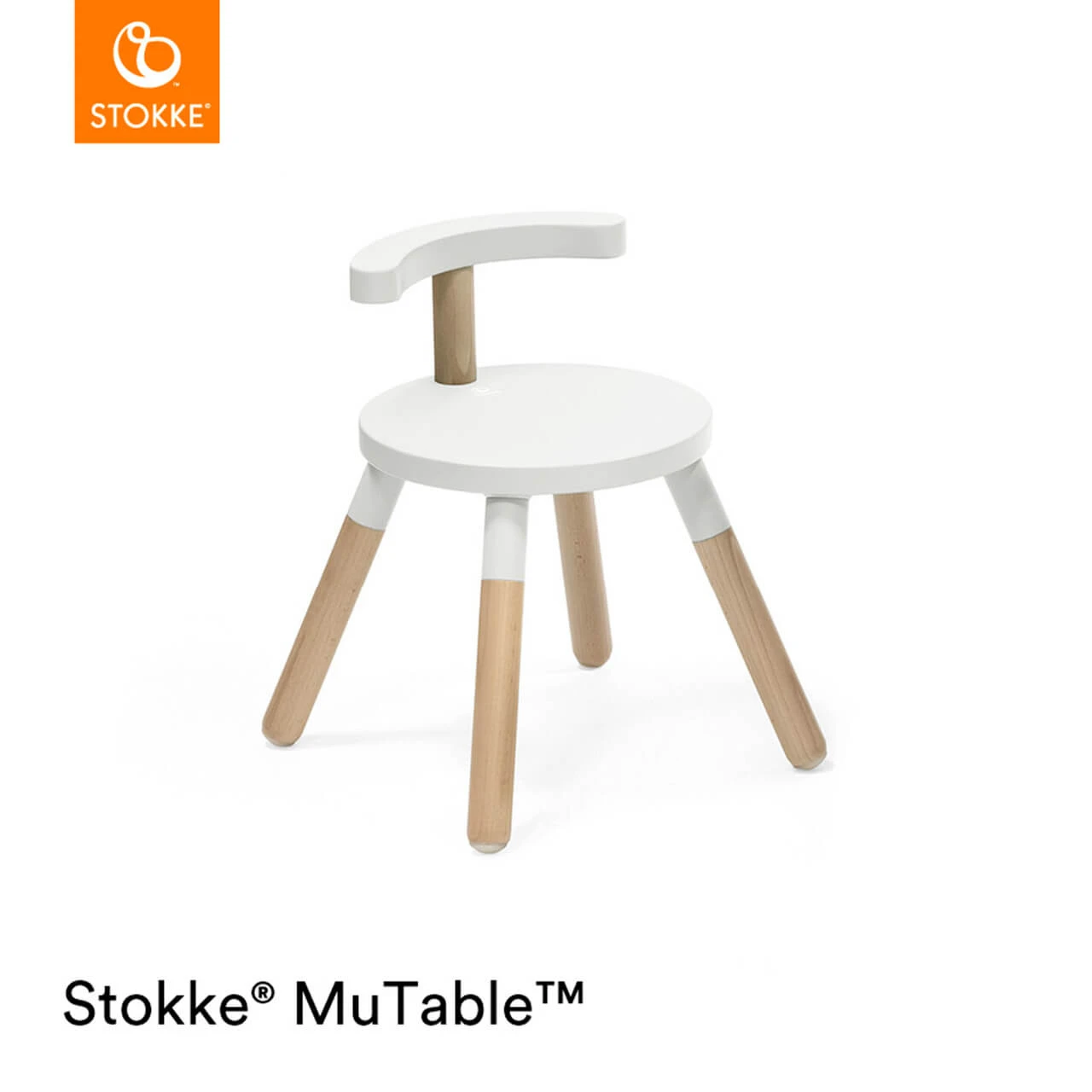 Stokke® MuTable™ Chair V2 - White - Image 2