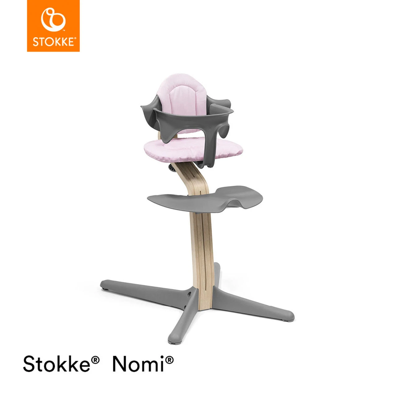 Stokke® Nomi® Cushion - Grey Pink - Image 4