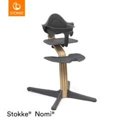 Stokke® Nomi® Chair + FREE Baby Set - Oak/Anthracite