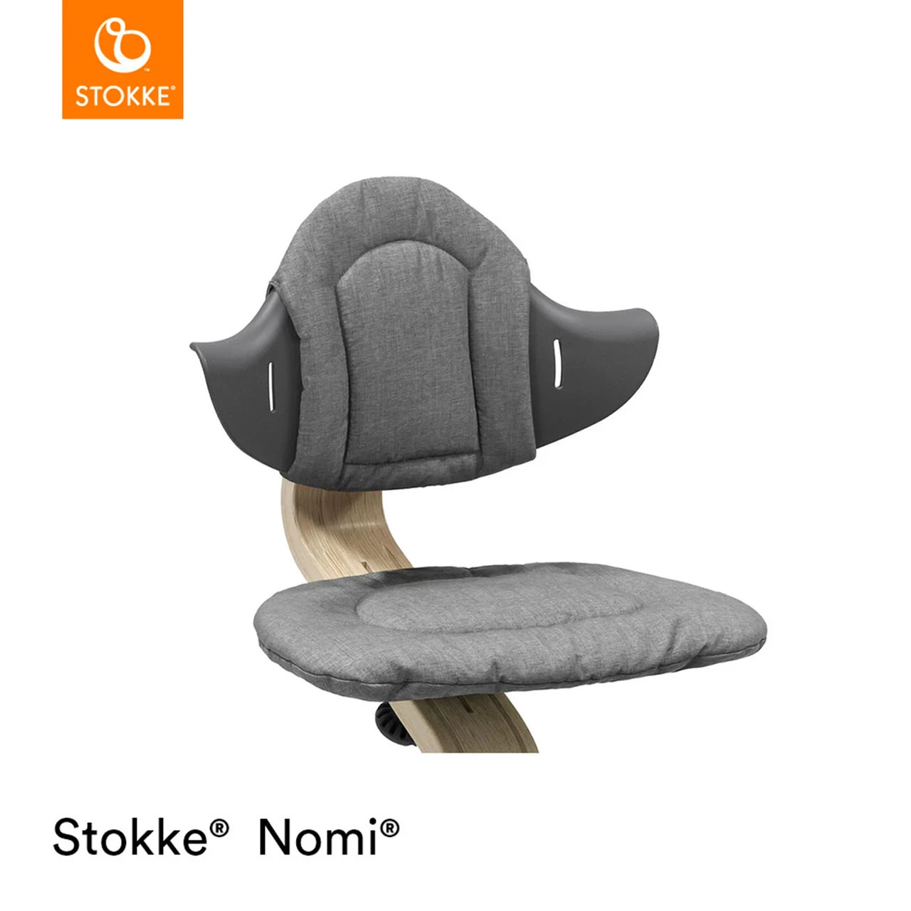 Stokke® Nomi® Cushion - Grey Pink - Image 2