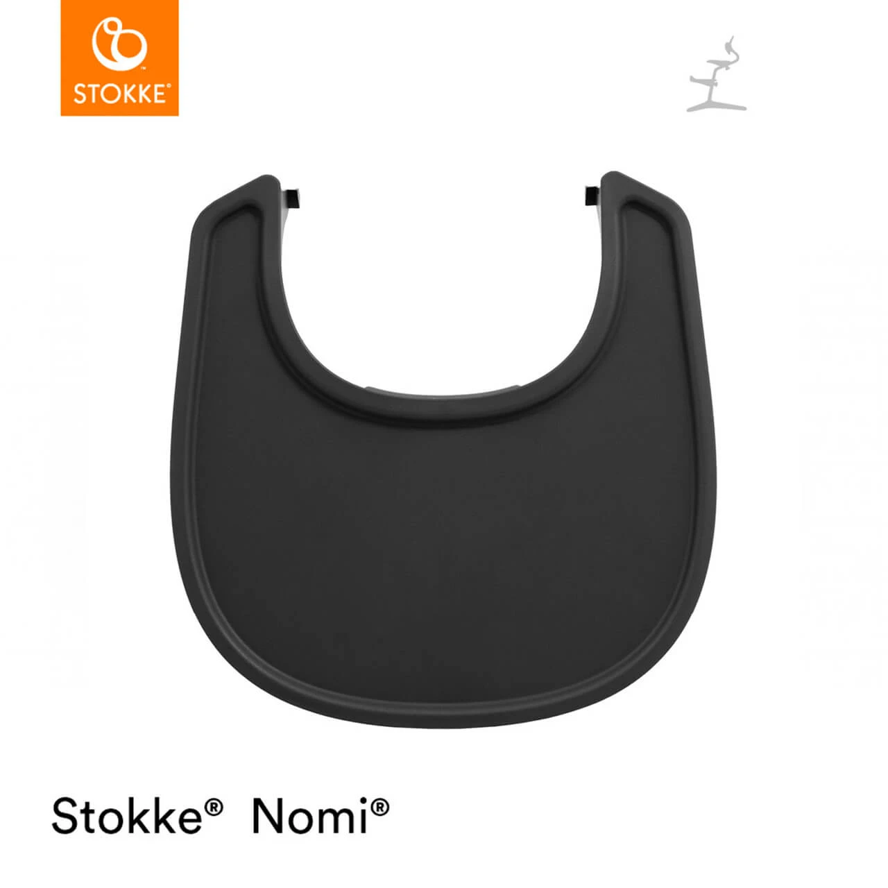 Stokke® Nomi® Tray - Black - Image 2