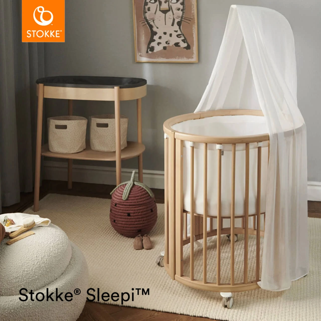 Stokke® Sleepi Mini V3 With Mattress - Natural - Image 14