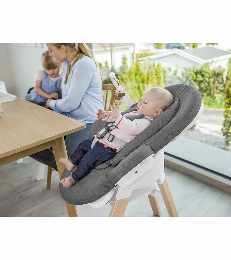 Stokke Steps Bouncer - White Deep Grey - Image 6
