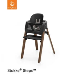 Stokke® Steps + Baby Set - Black / Golden Brown