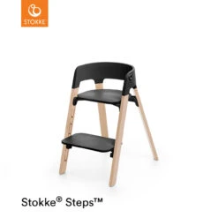 Stokke® Steps™ Chair - Black / Natural