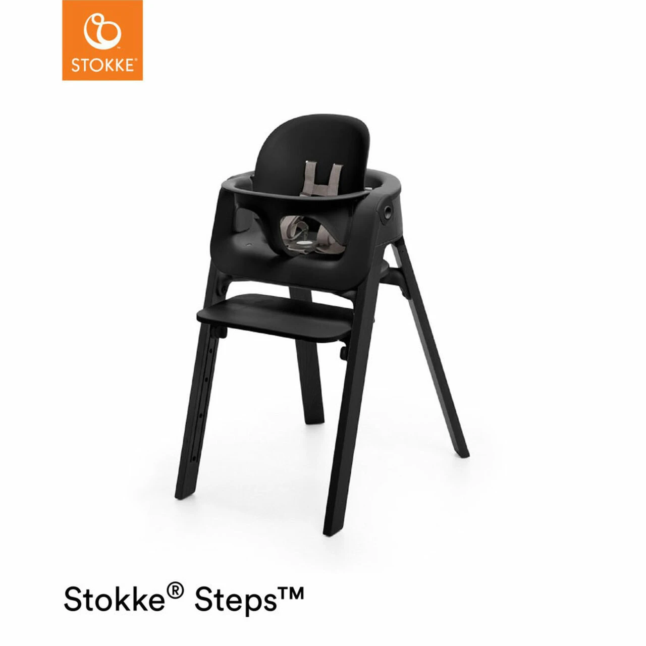Stokke® Steps + Baby Set & Tray - Black - Image 3