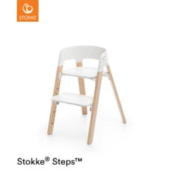 Stokke® Steps™ Chair - White / Natural