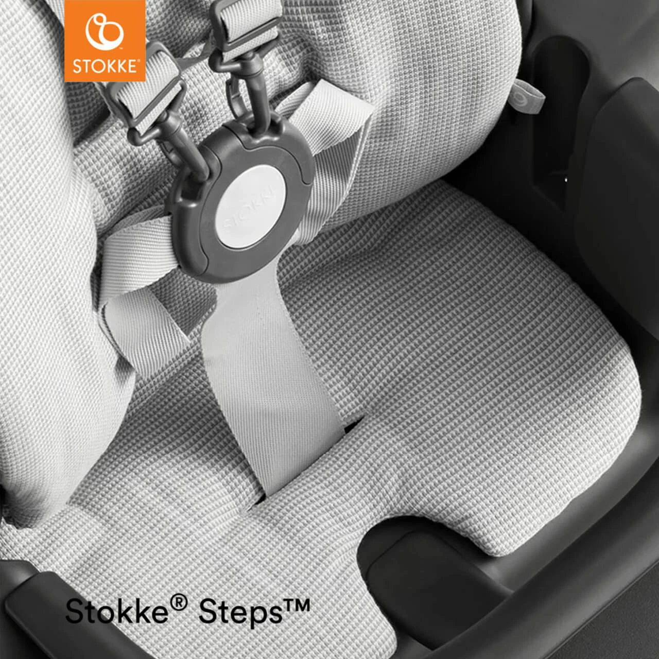 Stokke® Steps™ Cushion - Nordic Grey (Organic Cotton) - Image 4