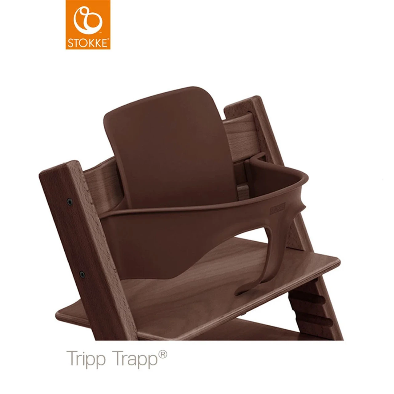 Stokke® Tripp Trapp® + Baby Set & Tray - Walnut - Image 5