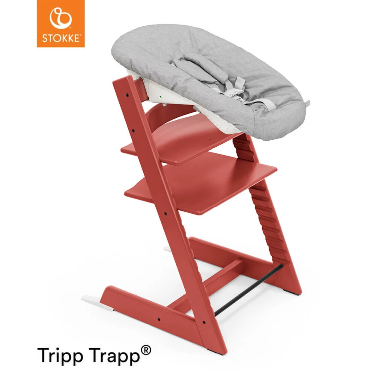Stokke® Tripp Trapp® Complete Bundle - Warm Red - Image 2