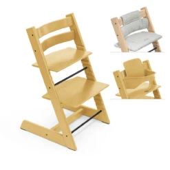 Stokke® Tripp Trapp® + Cushion & Baby Set - Sunflower Yellow