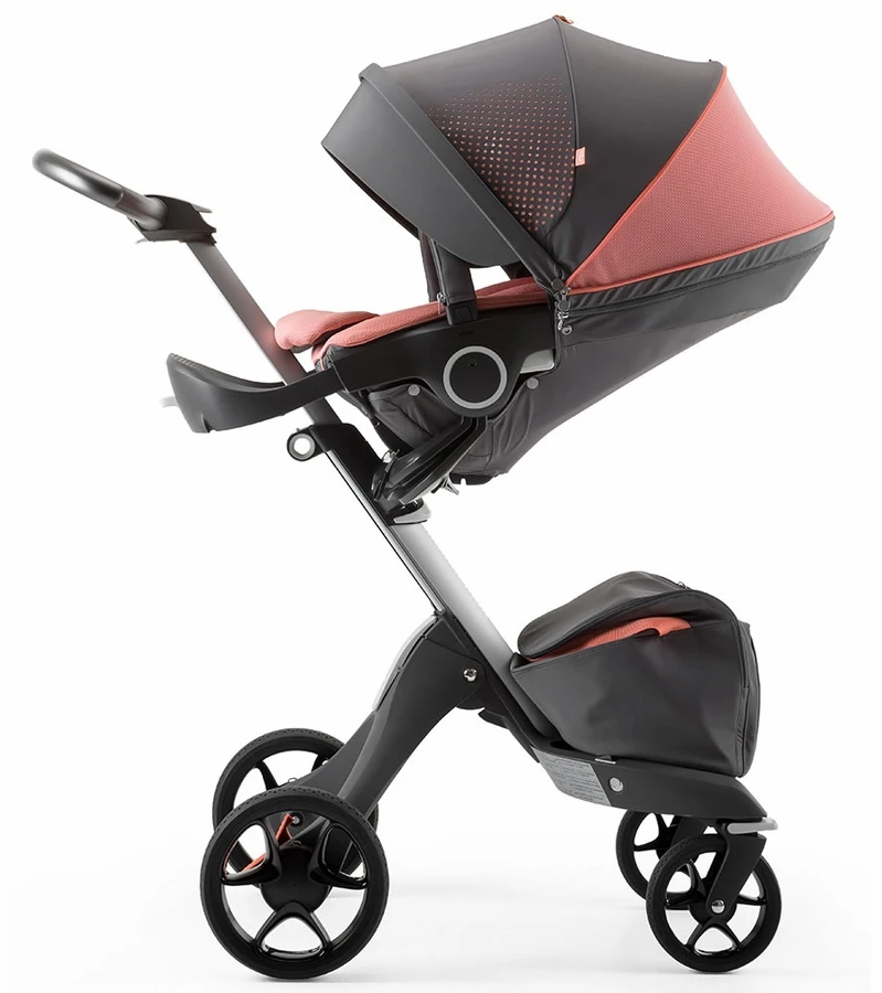 Stokke Xplory Athleisure Stroller - Coral - Image 2