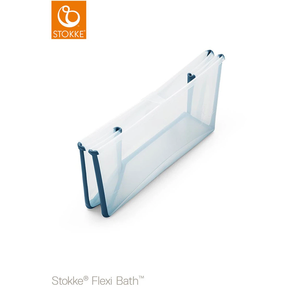 Stokke® Flexi Bath X-Large - Transparent Blue - Image 2