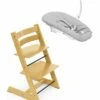 Stokke Tripp Trapp Chair + Newborn Set Bundle - Sunflower Yellow