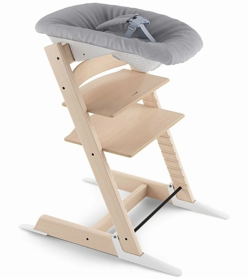 Stokke Tripp Trapp Chair + Newborn Set Bundle - Oak Brown - Image 3