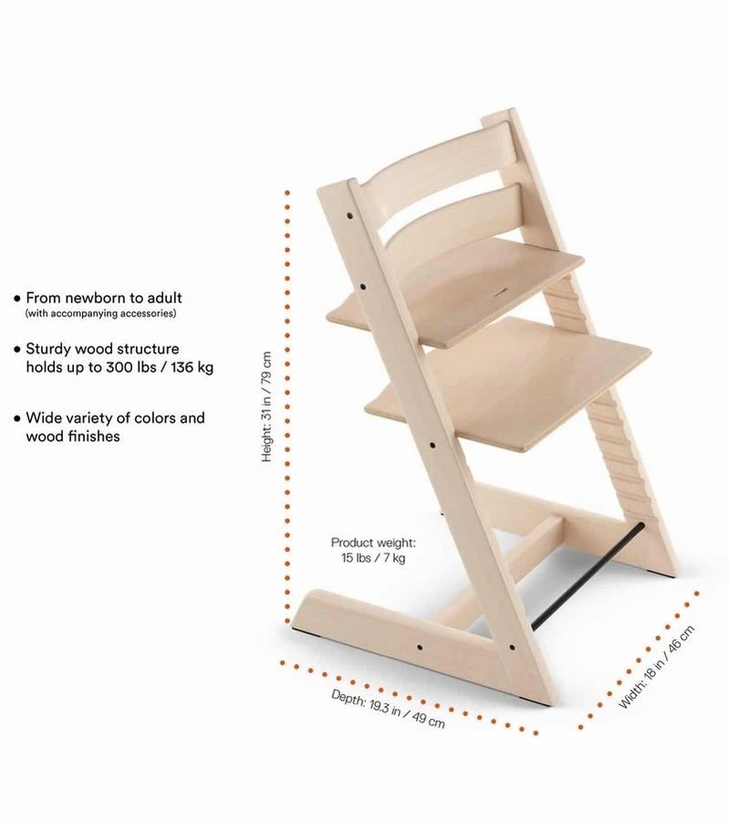 Stokke Tripp Trapp High Chair - Fjord Blue - Image 3